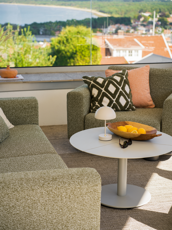 Brafab Bolster soffa Antracit / Teddy Verde