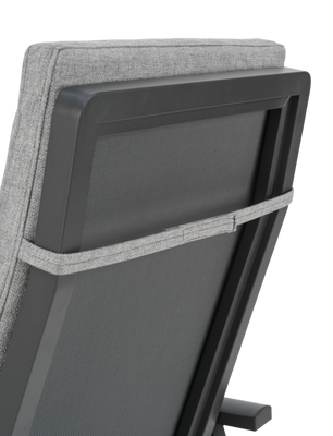 Brafab Samvaro positionsstol med hög rygg Antracit / Pearl Grey