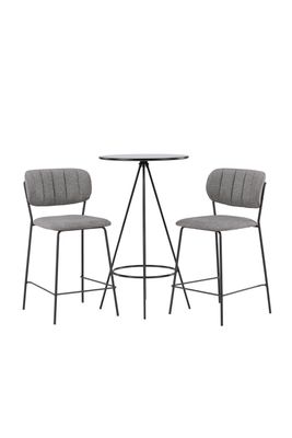 Venture Home Barset Bistro med stolarna Bell