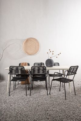 Venture Home Lina Rektangulär Matgrupp