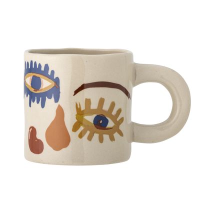 Bloomingville Horus Kopp, Orange, Stengods - 6-pack