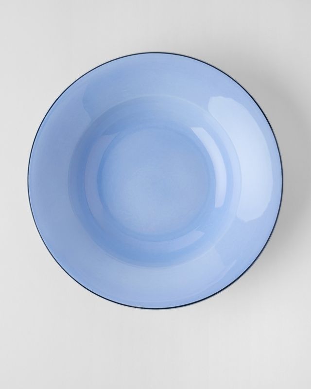 Gustavsberg NATUR Blåbärsblå, Tallrik 29 cm, djup, stengods