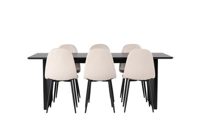 Venture Home Matgrupp Vail med stolarna Polar