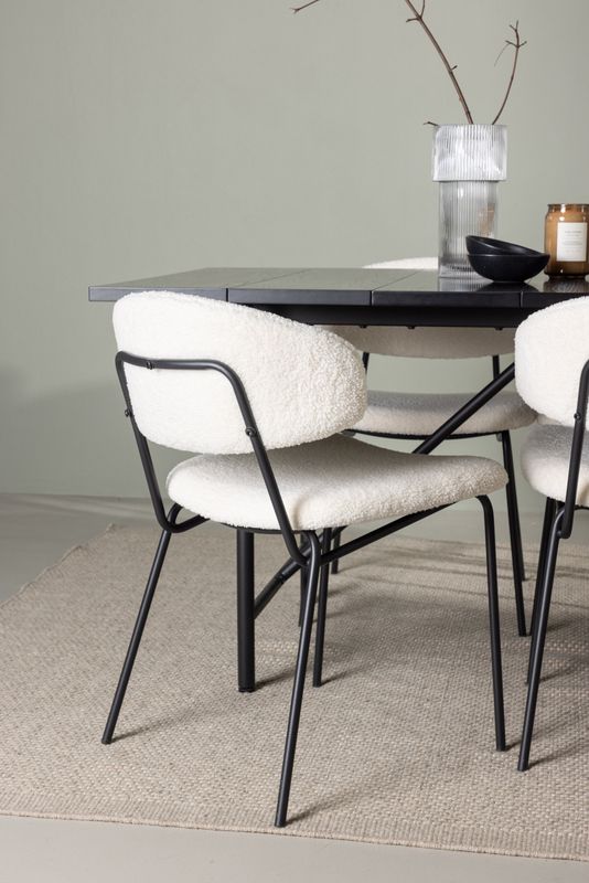 Venture Home Matgrupp Astrid med Stolarna Chico