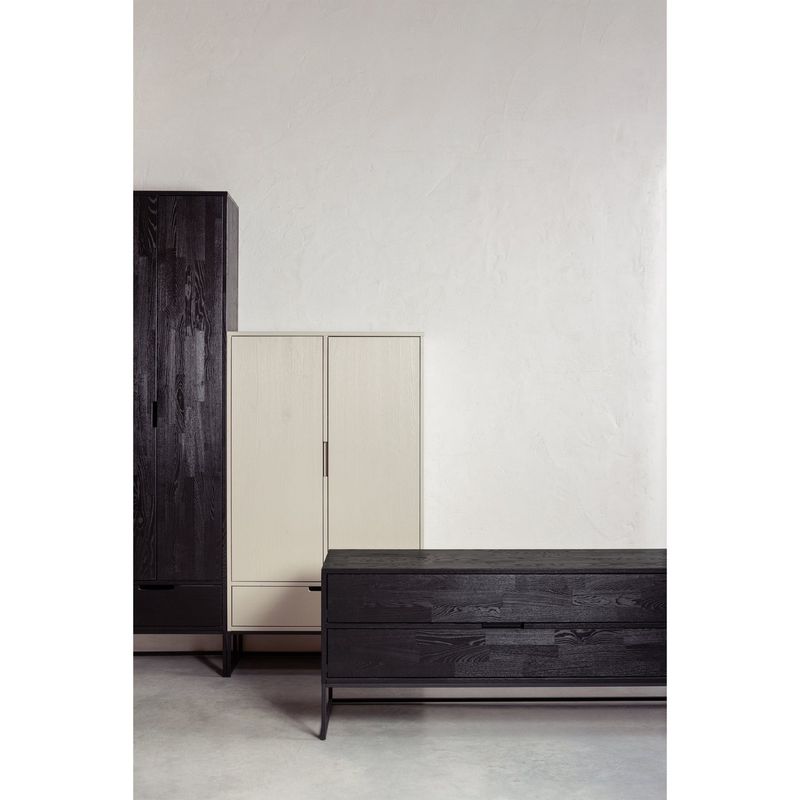 WOOOD SILAS TV-bänk  180 cm Ess Svartnatt [FSC]