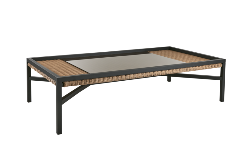 Brafab Shell Soffbord i Rotting och Glas