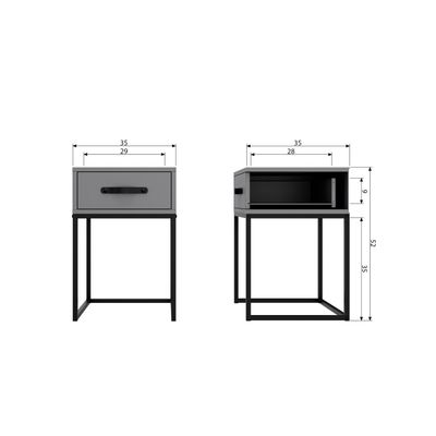 WOOOD Morris Sängbord i Massivt Granträ [FSC] Leem