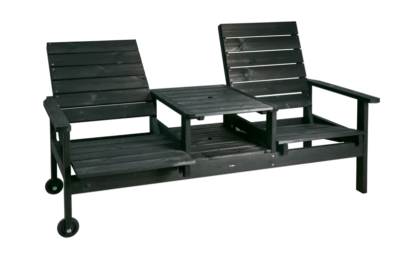 Brafab DU o JA 2-sitssoffa Svart