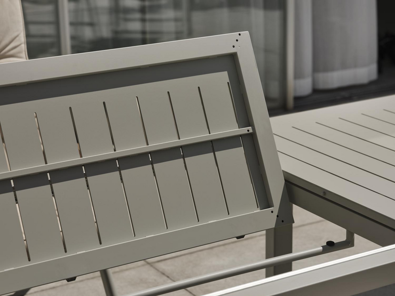 Brafab Lomma Förlängningsbart Matbord 100x194-312 cm Ljusgrå