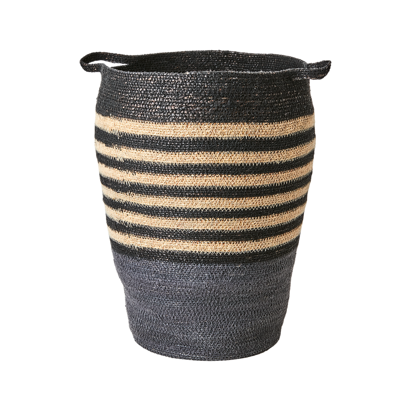 Affari of Sweden MADIBA Korg, set om 2, Grå/svart/natur