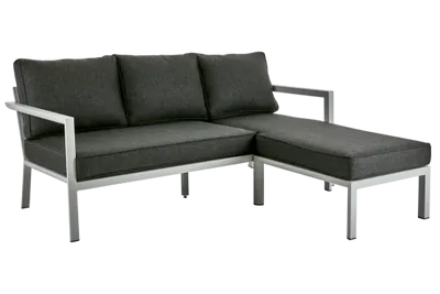 Brafab Delia Divansoffa Ljusgrå/Antracit