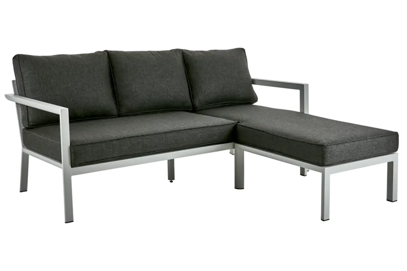 Brafab Delia Divansoffa Ljusgrå/Antracit