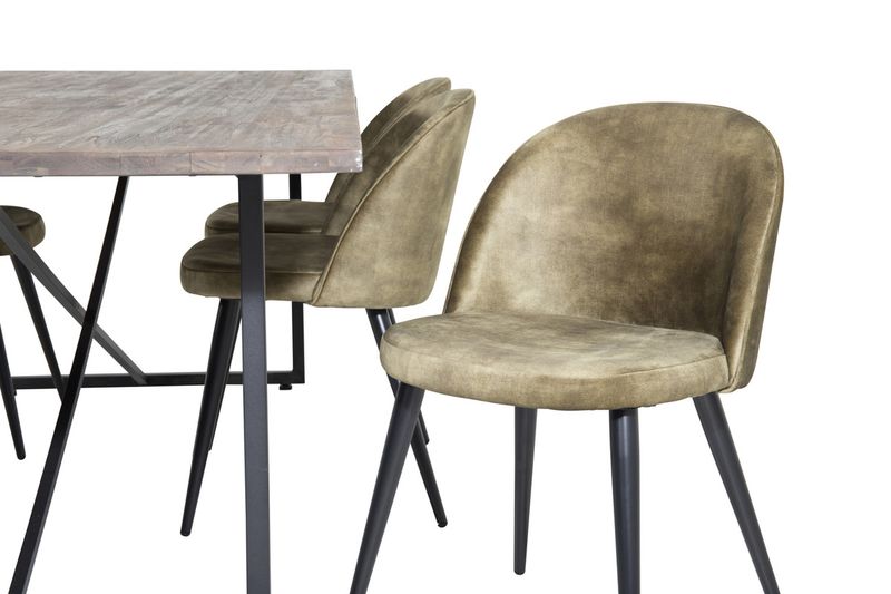 Venture Home Padang,Velvet Rektangulär Matgrupp