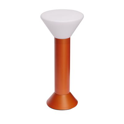 Hübsch Flash Portable Lamp Metallisk Orange, LED, 3W
