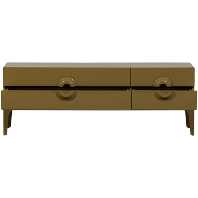 WOOOD MERGE TV-bänk i Eucalyptus-trä, honung