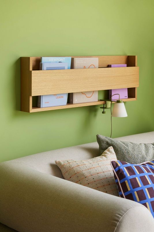 Hübsch Lure Vägglampa Metallic Grön