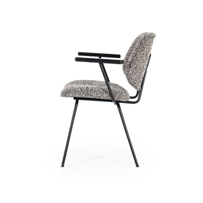 Eleonora Stol Jon med Armstöd - Taupe Maywood Mullvad