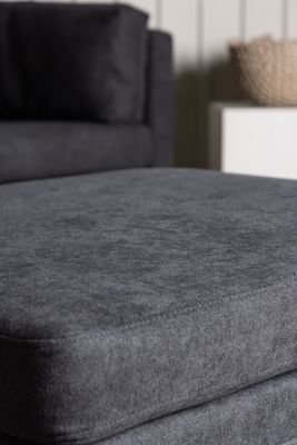 Venture Home Boom Ottoman - Svart Sittpuff