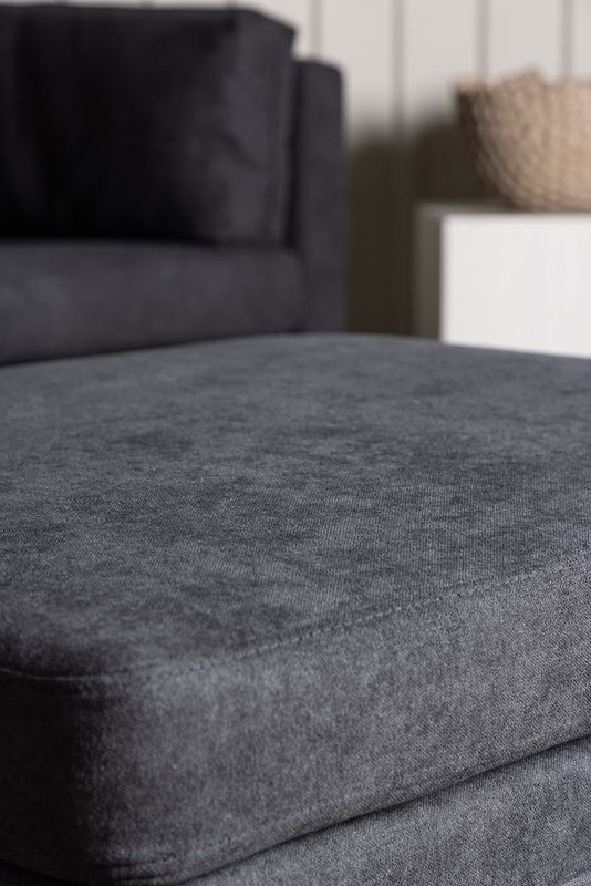 Venture Home Boom Ottoman - Svart Sittpuff