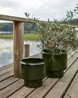 House Doctor Pile Kruka Grön