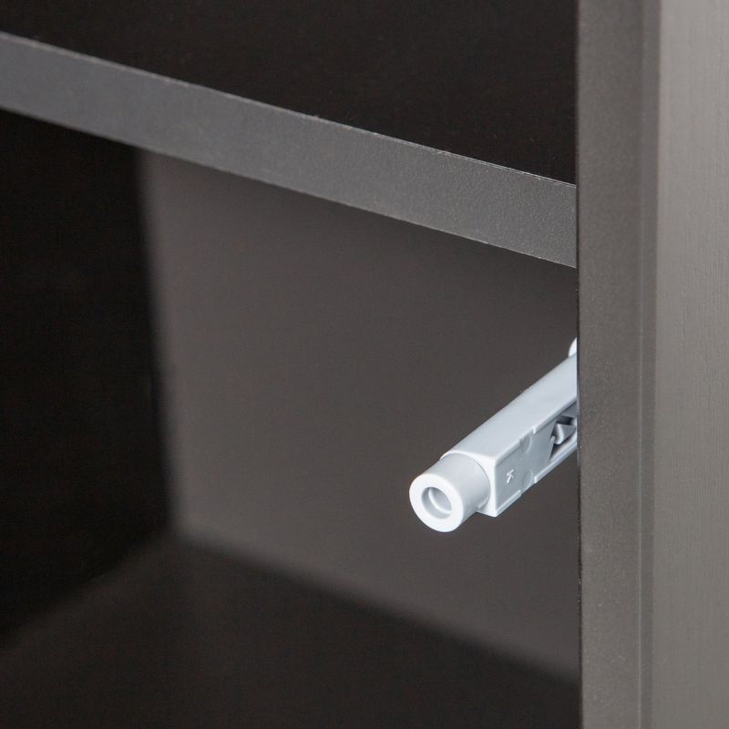 WOOOD Teun Förvaringsskåp i Djupt Svart Furu