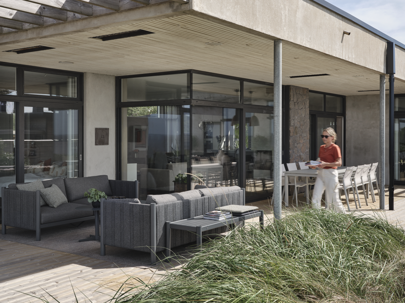 Brafab Brad Soffbord 50x150 cm Antracit