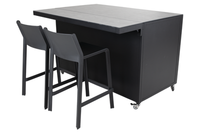 Brafab Fornax Hylla Svart 139x30 cm