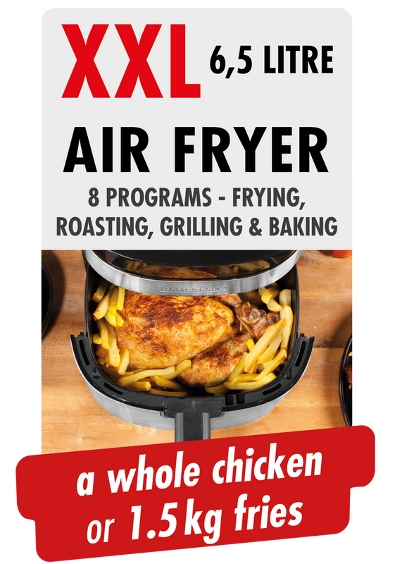 Gastroback Design varmluftsfritös Pro XXL 6,5 liter