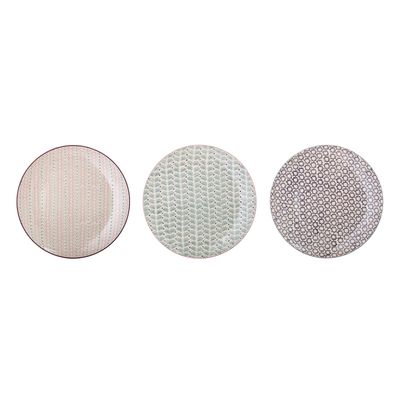 Bloomingville Maya Tallrik, Lila, Stengods - 12-pack