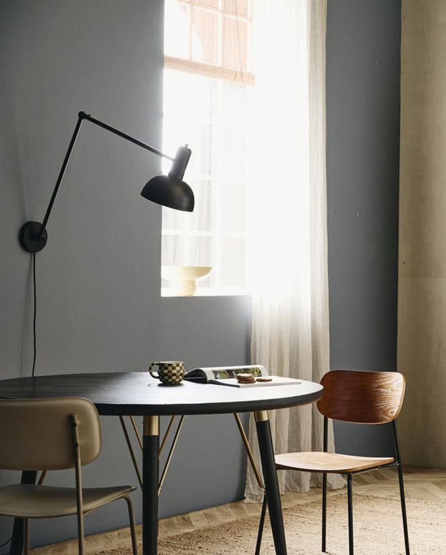 Nordal LUVUA Matbord, Rund - Svart Trä