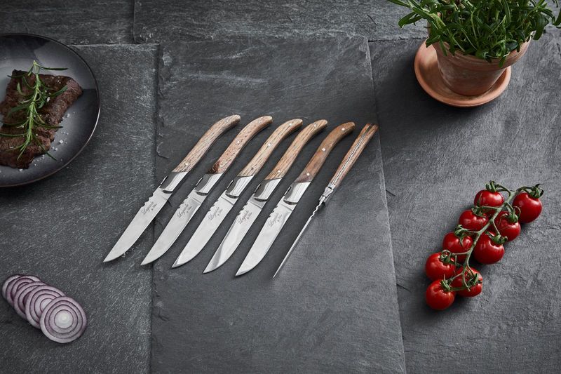 Laguiole By Hâws grillknivar 6-pack, handtag i ekträ