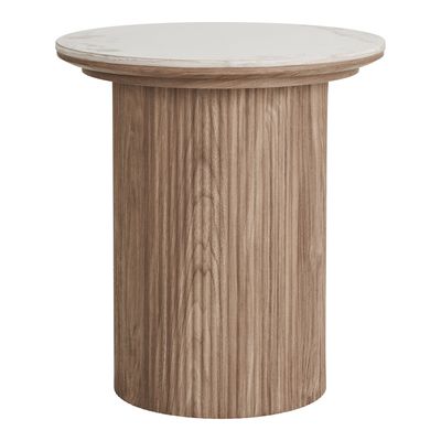 House Nordic Athens Sidobord Vit / Brun