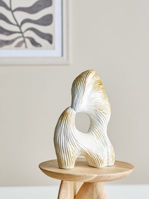 Bloomingville Eviella Dekoration i Stengods, Natur