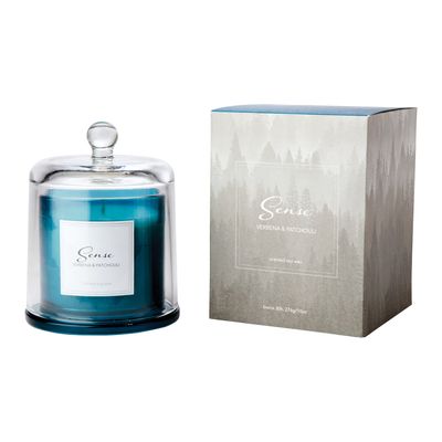 Affari of Sweden SENSE Doftljus med kupa Verbena & patchouli, Blå