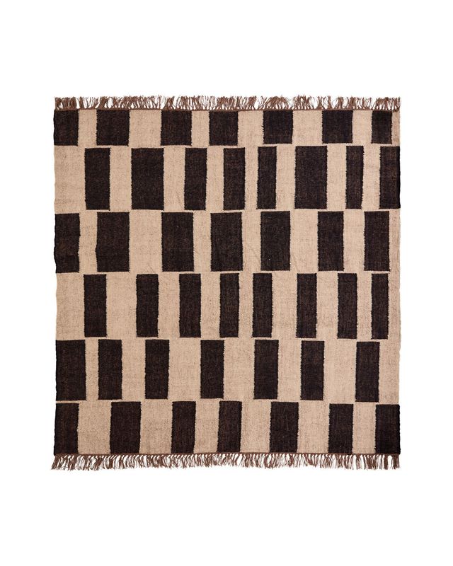 House Doctor Graph Matta Svart/Natur