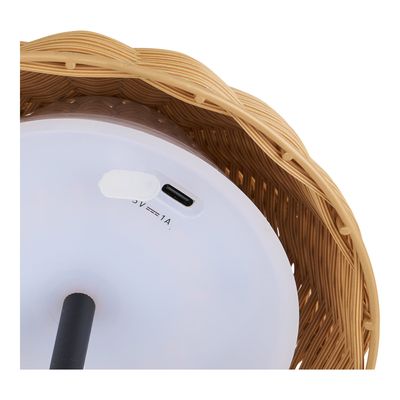House Nordic Wigan LED Bordslampa Natur/Svart