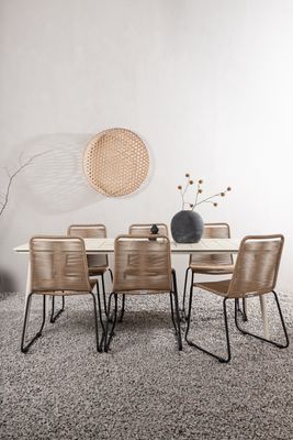 Venture Home Lina Rektangulär Matgrupp