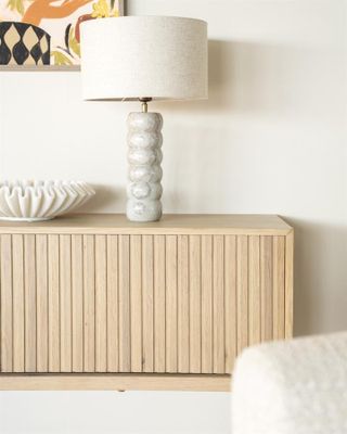 Eleonora TV-bänk Milo 180 cm - Natur Natur