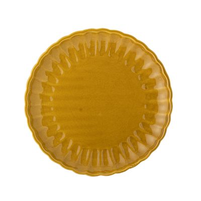 Bloomingville Latina Tallrik, Gul, Stengods 20 cm 6-pack