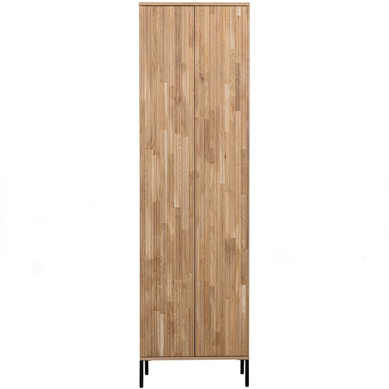 WOOOD New Gravure Högskåp med Låda i Naturlig Ek