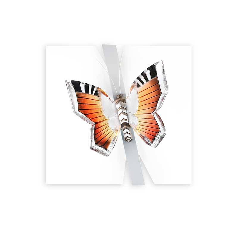 Målerås Flygfärdig Tavla stor Orange - Limited Edition 19 exemplars