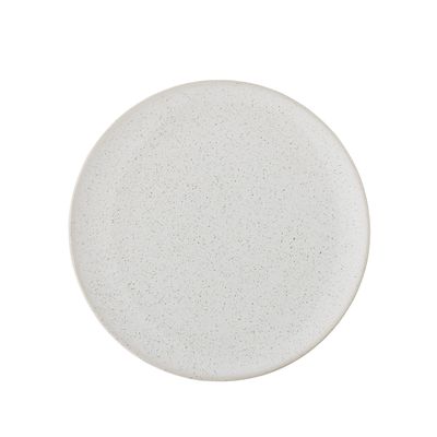 Bloomingville Addison Tallrik, Vit, Stengods 20 cm 6-pack