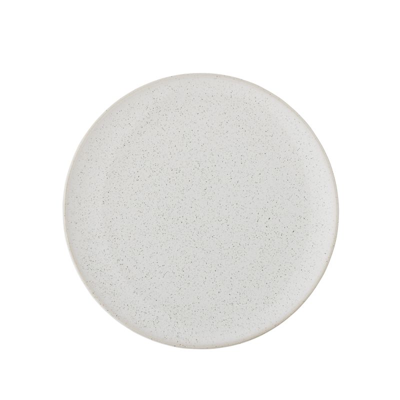 Bloomingville Addison Tallrik, Vit, Stengods 20 cm 6-pack