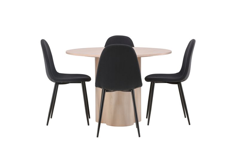 Venture Home Matgrupp Olivia med 4st matstolar Polar