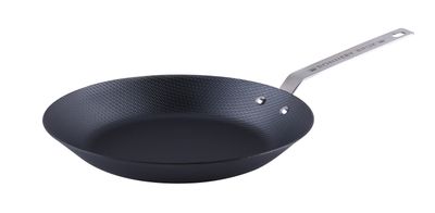 Ronneby Bruk - Stekpanna Kolstål 30 cm Präglat Våffelmönster