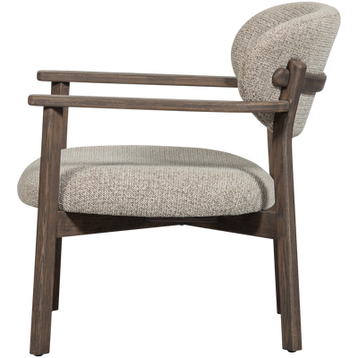 WOOOD Udar Fåtölj Natur med Träram Brun