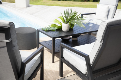 Brafab Belfort ställbar fåtölj hög svart