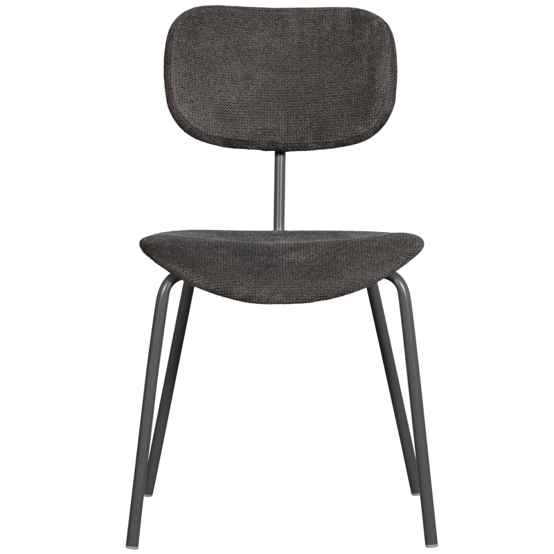 WOOOD Link Stapelbar Matstol Brun/Grå 2 st