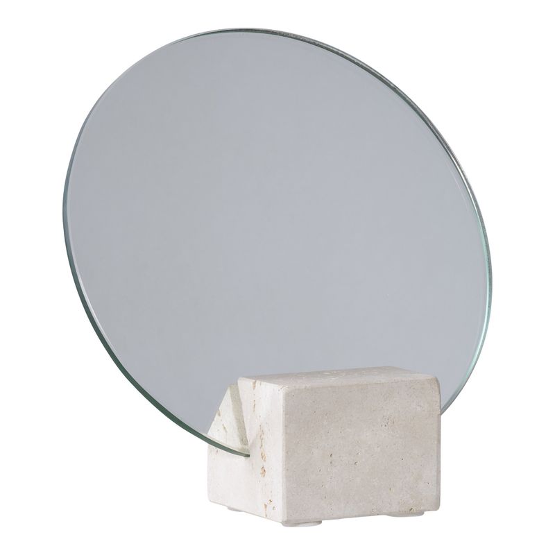 House Nordic Bordsspegel i Beige Travertin 18 cm