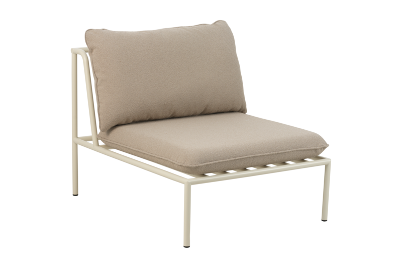 Brafab Collier Mittdel Pearl White / Teddy Beige